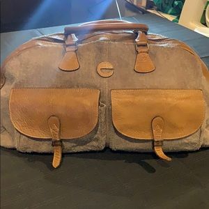 Leather Bowling Travel Bag